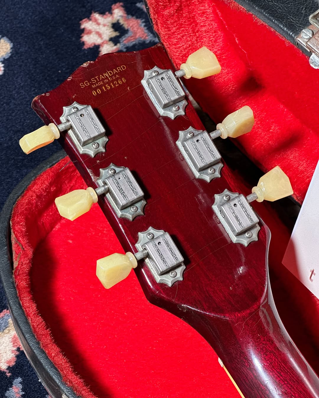 1975 Gibson SG Standard – Dark Cherry Finish