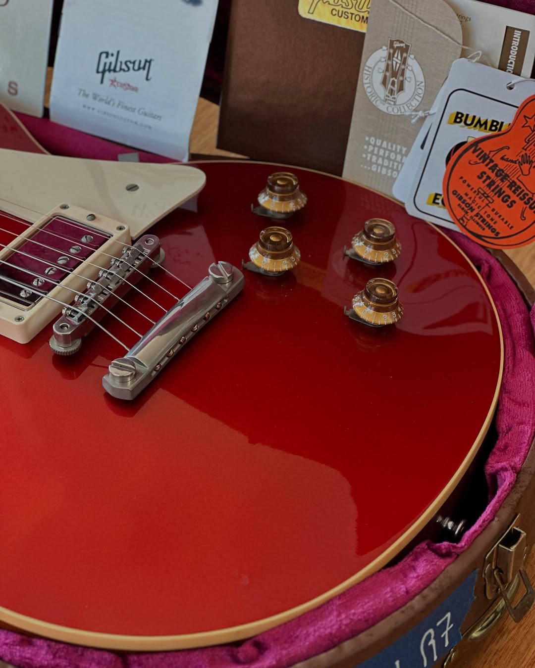 2012 Gibson Les Paul Custom Shop ‘57 Reissue – Candy Apple Red
