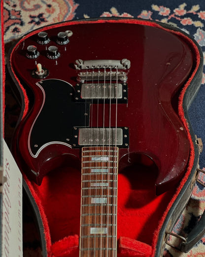 1975 Gibson SG Standard – Dark Cherry Finish